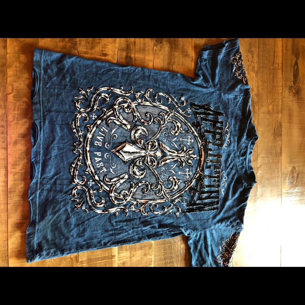 Men’s reversible affliction shirt